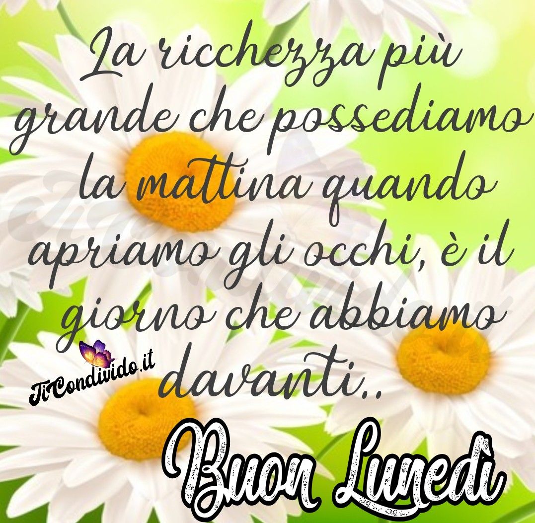 Buon lunedì