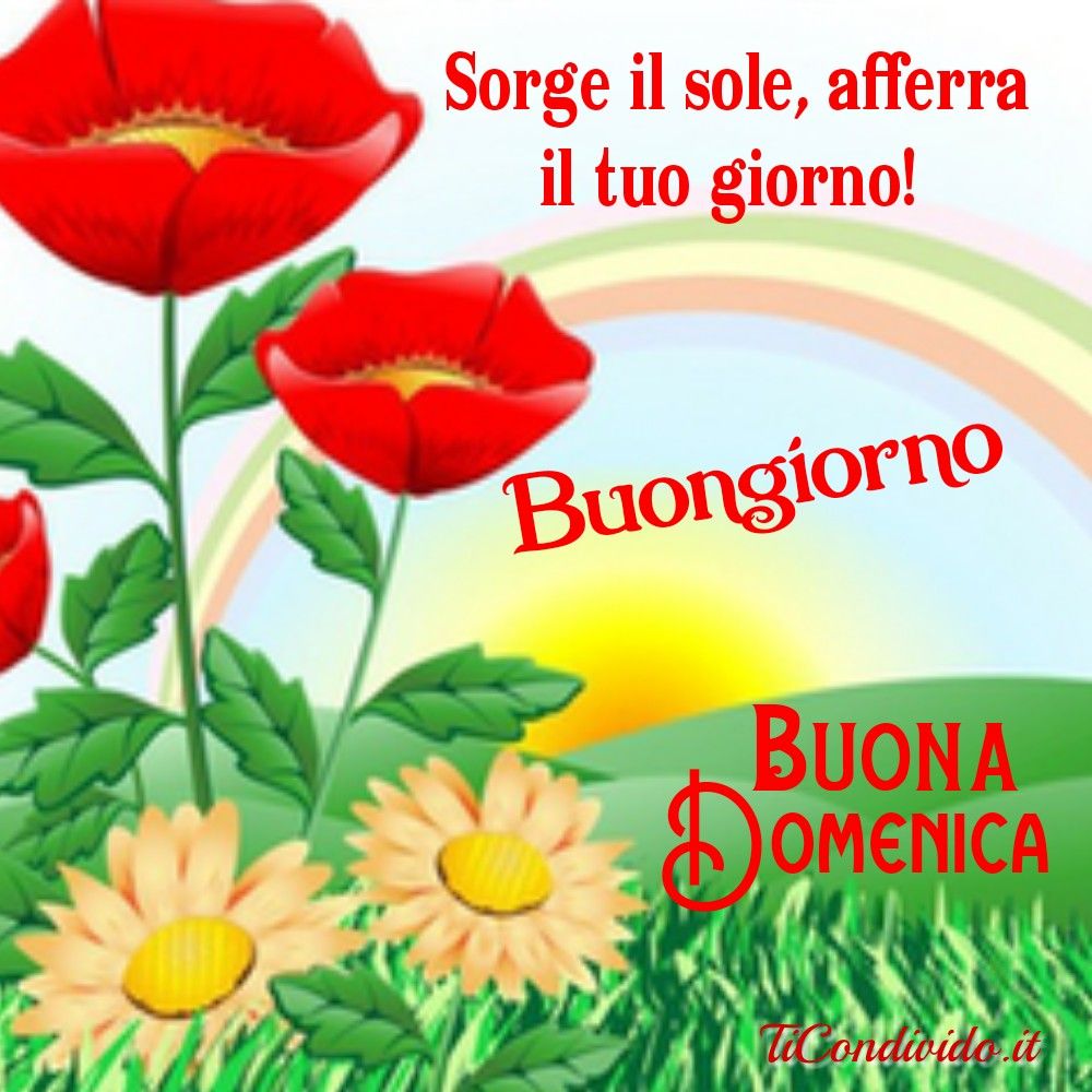 Buona domenica картинки на итальянском