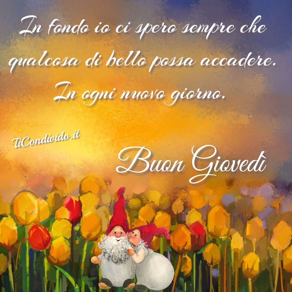 Immagini Buon Giovedì