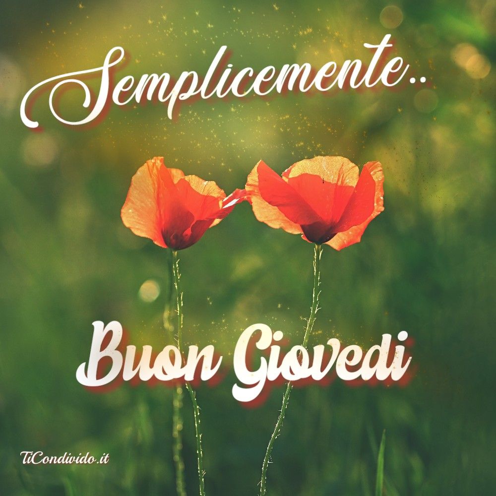 Immagini Buon Giovedì