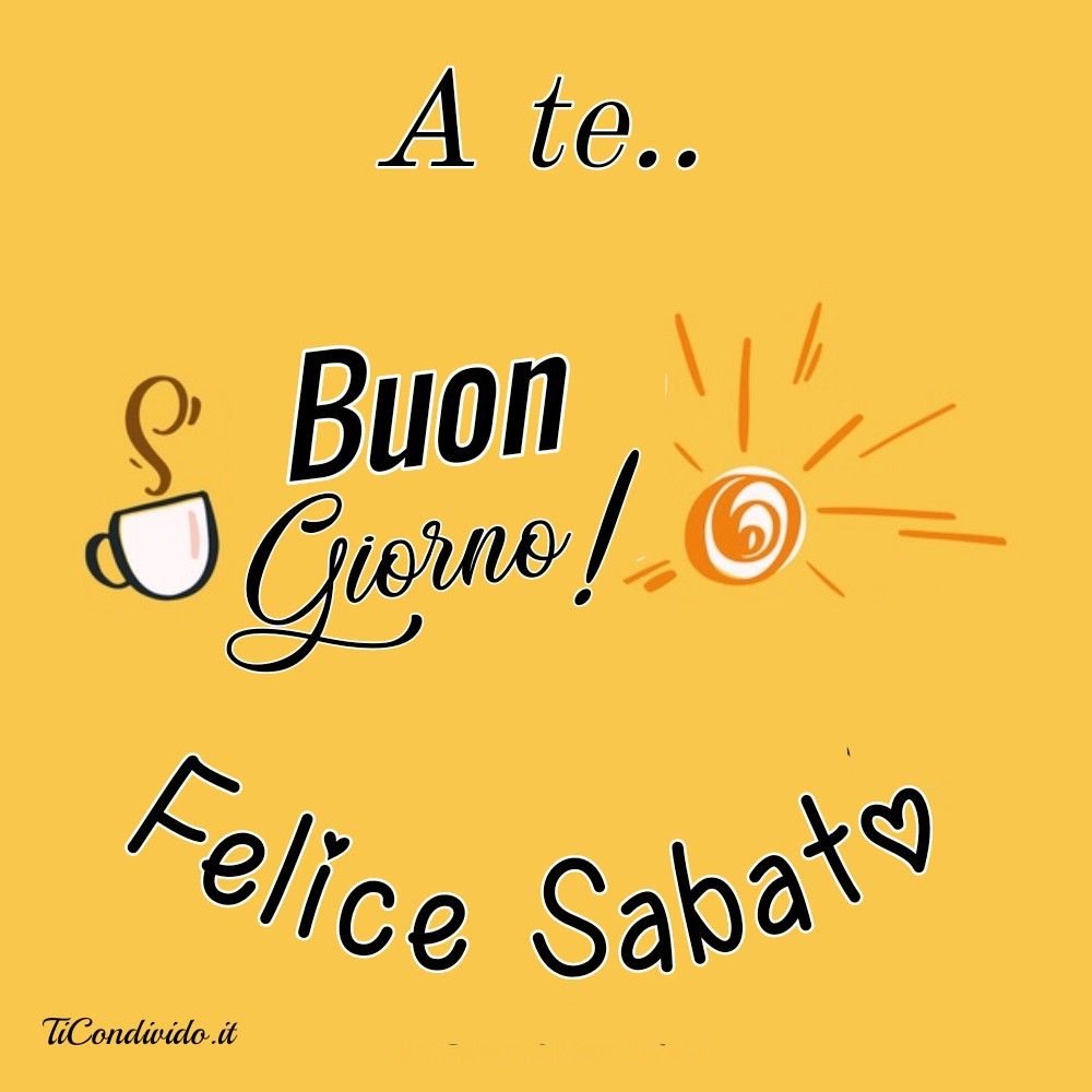 Immagini Buon Sabato